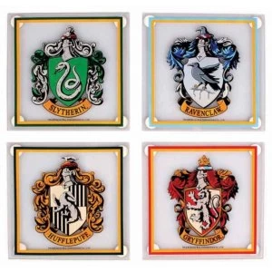 Harry Potter - All Houses Set of 4 Coaster Set