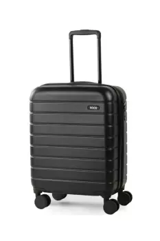 Rock Luggage Black Novo Suitcase - Size: Cabin