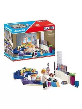 Playmobil 70989 Living Room With Light, One Colour