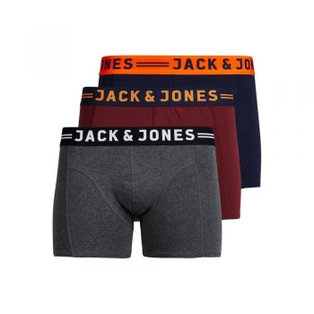 Jack & Jones 3 Pack of Trunks Size: Large