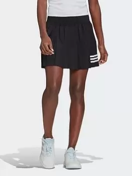 adidas Club Tennis Pleated Skirt, Black/White, Size 2Xs, Women