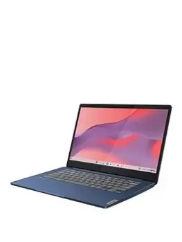 Lenovo Ideapad Slim 3 Chromebook, Mediatek, 4GB RAM 128GB SSD, 14" Full HD Laptop - Abyss Blue