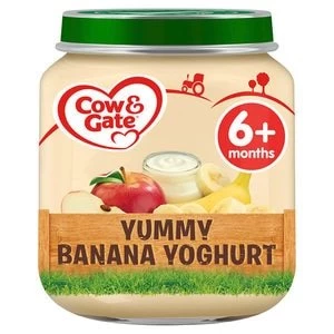 Cow & Gate Yummy Banana Yoghurt Jar from 6m+ 125g