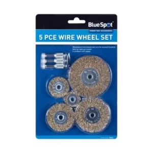 5 Piece Wire Wheel Set