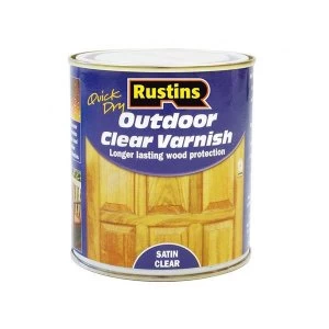 Rustins Exterior Varnish Clear Gloss 1 litre