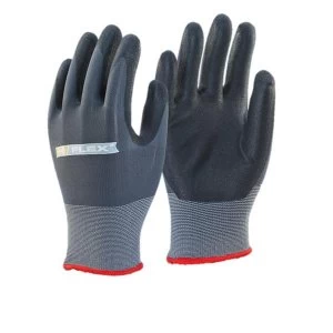 BFlex Large Nitrile Gloves BlackGrey
