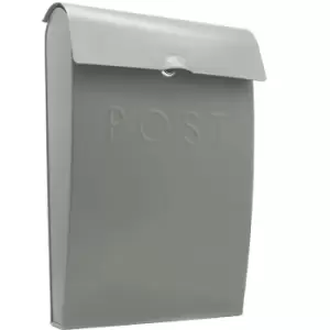 Wall Mounted Post Box in Grey M&W New - Grey