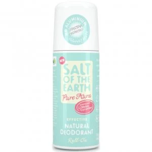 Salt of The Earth Pure Aura Natural Roll On Deodorant - Melon & Cucumber 75ml