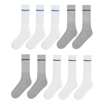 Donnay 10 Pack Quarter Socks Junior - White