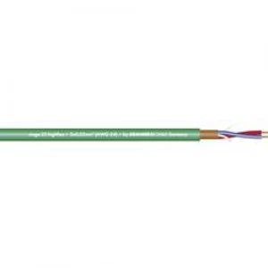 Microphone cable 2 x 0.22 mm2 Green Sommer Cable