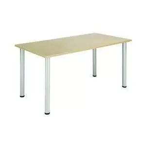 One Fraction Plus Rectangular Meeting Table - Maple