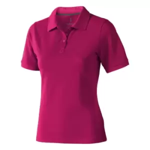 Elevate Calgary Short Sleeve Ladies Polo (M) (Pink)