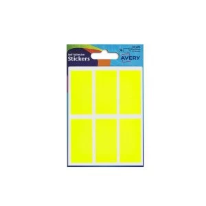 Avery 32 223 Yellow Coloured Labels in Packets 10 Packs of 36