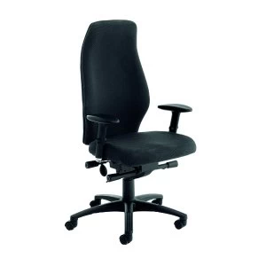 Avior Black Super Deluxe Extra High Back Posture Chair KF72589