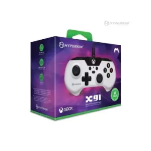 Hyperkin X91 Black White USB Gamepad Analogue / Digital Xbox One S Xbox One X