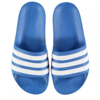 Adidas Adilette Aqua Sliders - Blue, Size 3