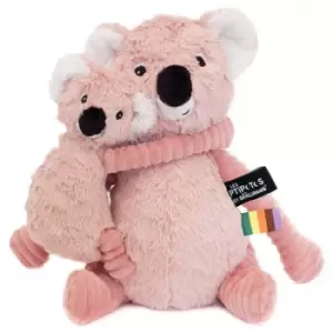 Les Deglingos Trankilou The Koala Mum And Baby - Pink