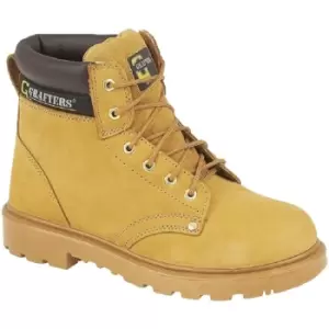 Grafters Mens Apprentice 6 Eye Safety Toe Cap Boots (9 UK) (Honey) - Honey