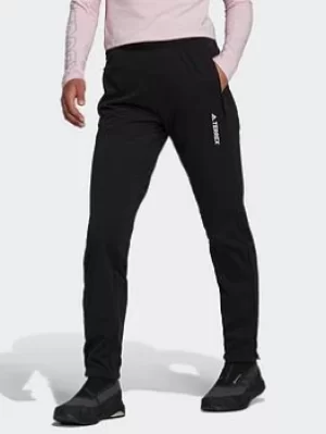 adidas Terrex Xperior Cross-country Ski Soft Shell Joggers, Black, Size 18, Women