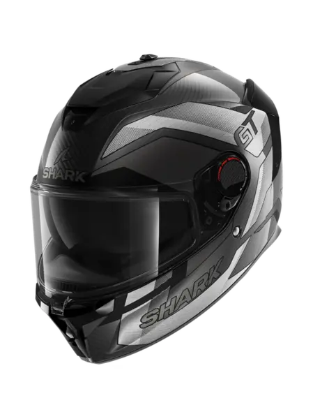 Shark Spartan GT Pro Ritmo Carbon Mat Carbon Silver Chrom DSU Full Face Helmet L