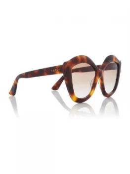 Gucci Havana GG0117S GC001059 cat eye sunglasses