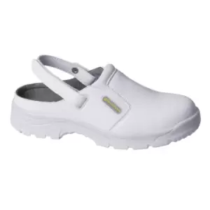 Delta Plus Unisex Hygiene Non Slip Safety Clog / Workwear (10) (White)