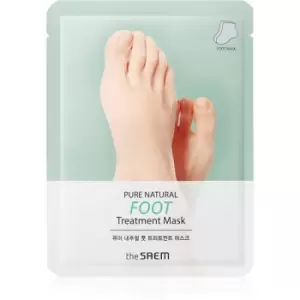 The Saem Pure Natural Foot Treatment Hydrating Mask for Legs 16 g