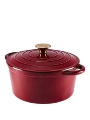 Tower Cast Iron 24cm Casserole In Red