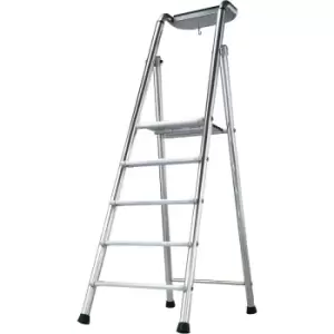 TB Davies Pro Probat Platform Step Ladder 5 Tread SWH 2.8m Aluminium