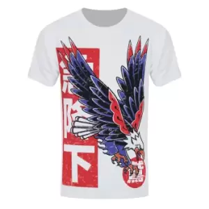 Unorthodox Collective Mens Eagle T-Shirt (M) (White/Red/Blue)