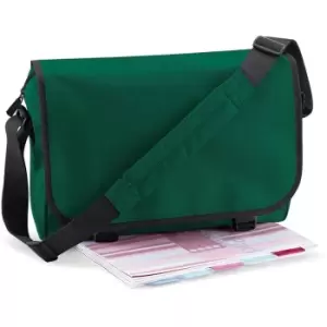 Bagbase Adjustable Messenger Bag (11 Litres) (one Size, Bottle Green)