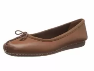 Clarks Ballerina Shoes brown freckle ice 8