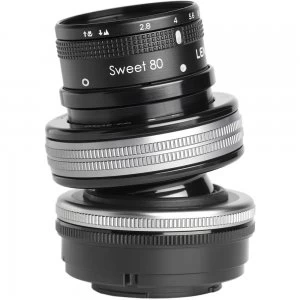 Lensbaby Composer Pro II Sweet 80mm f/2.8 Lens for Nikon F Mount - Black