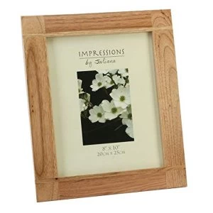 8" x 10" - Impressions Cross Oak Finish Wooden Photo Frame