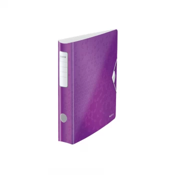 180 Active WOW Lever Arch File A4. 50MM. Purple - Outer Carton of 5