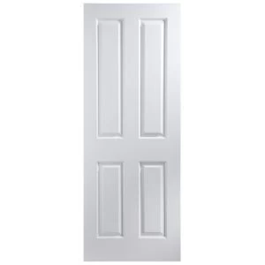 4 Panel Primed Smooth Internal Door H1981mm W838mm