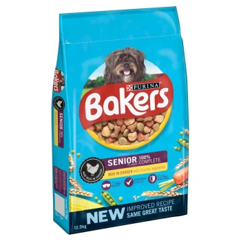 Bakers Senior Rich in Chicken with Country Vegetables - 12.5kg