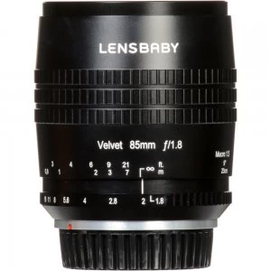 Lensbaby Velvet 85mm f/1.8 Lens for Canon EF Mount - Black