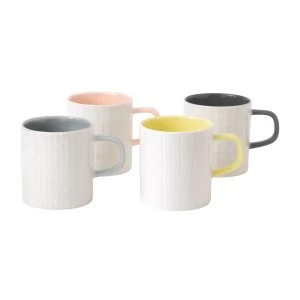 Royal Doulton Hemingway Design Mixed Colours Mug Set of 4