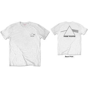 Pink Floyd - DSOTM Prism Mens Small T-Shirt - White