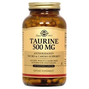 Solgar Taurine 500 mg Vegetable Capsules 50 Vegicaps