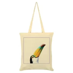 Inquisitive Creatures Toucan Tote Bag (One Size) (Cream)