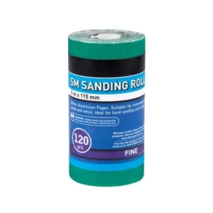 5MTR 115MM Sanding Roll 120 Grit
