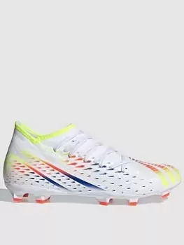 adidas Mens Predator 20.3 Firm Ground Football Boots - White, Size 10, Men