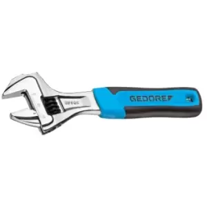 Gedore Adjustable spanner, open end, chrome-plated