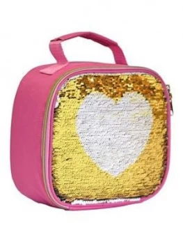 Navigate- My Little Lunch Heart Sequin Lunch Bag