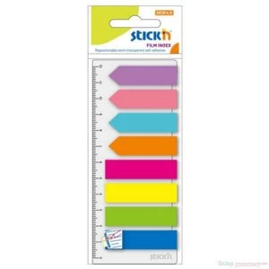 Stickn Index Arrows Page Markers 12mm Assorted Colours 200 Flags Ref