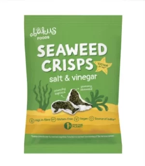 Abakus Foods Seaweed Crisps Salt & Vinegar 18g (Case of 12)