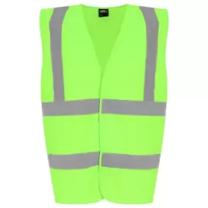 PRO RTX High Visibility Childrens/Kids Waistcoat (S) (Lime Green)
