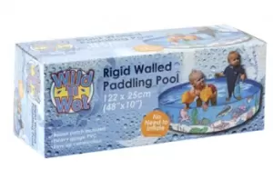 4ft Rigid Wall Garden kids Childrens Water Paddling Pool Fun Design